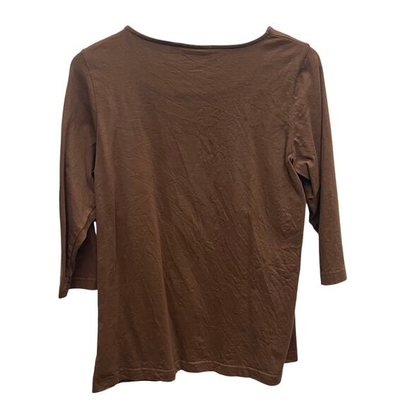 Bob Mackie Wearable Art Knit Pullover Embroidered Brads Size Medium - Picture 8 of 8